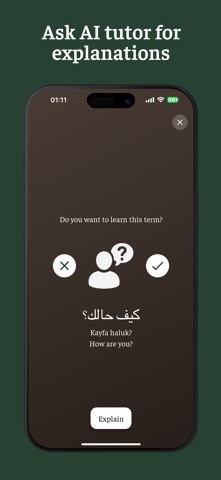 Learn Arabic with AI Tutors Screenshot 4 of 5
