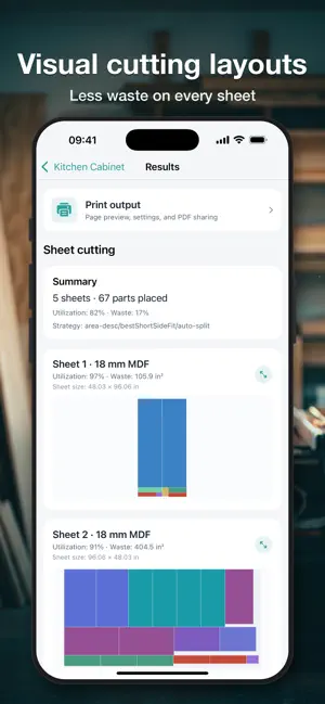 Cut Optimizer – Cut List screenshot 1