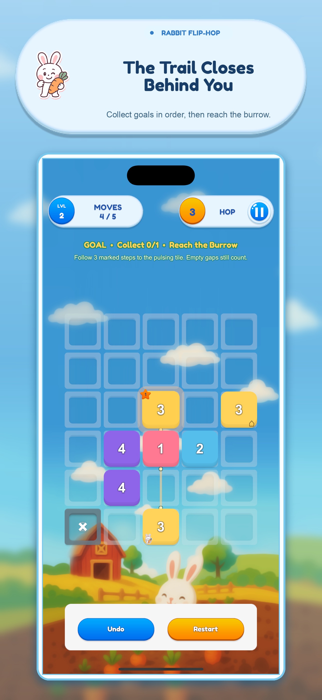 Screenshot 3 of Tap Number: Rabbit Flip-Hop