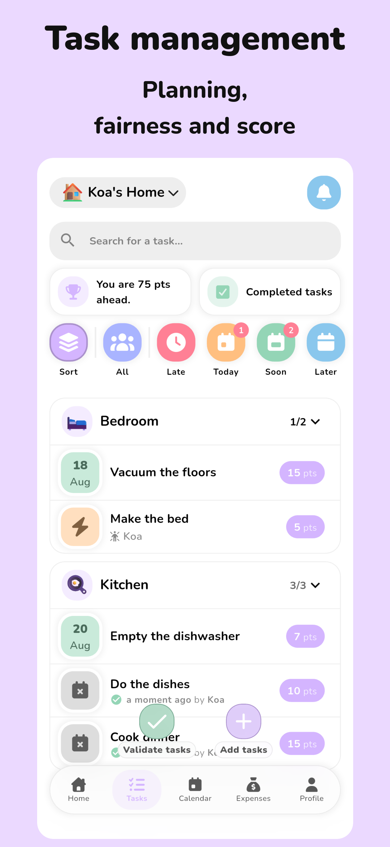 Koabit - Home organization screenshot 2