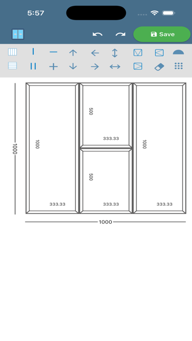 PVC - aluminium window design screenshot