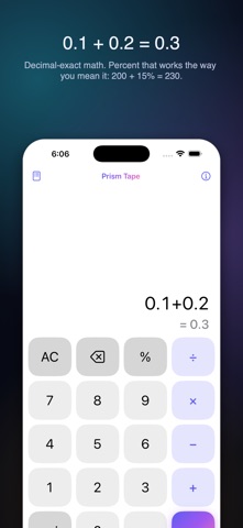 Prism Tape Calculator Screenshot 4 of 5