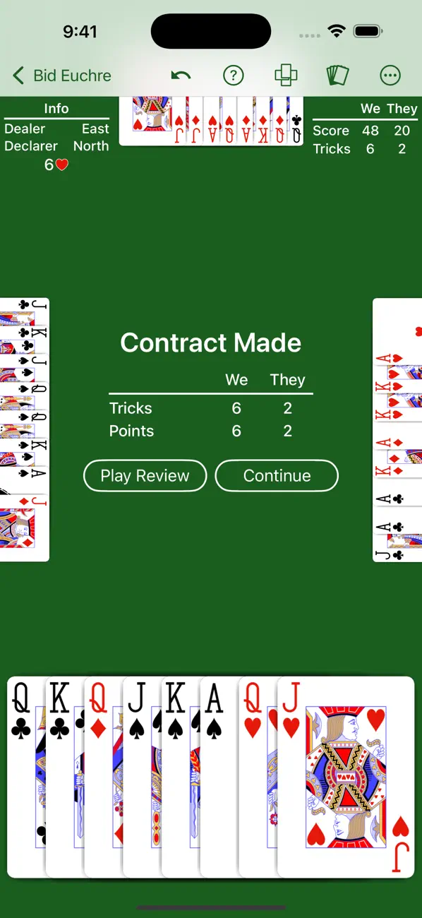 Screenshot #2 pour Bid Euchre - Expert AI