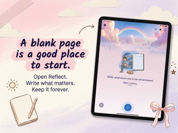 Reflect AI Journal Diary iPad screenshot