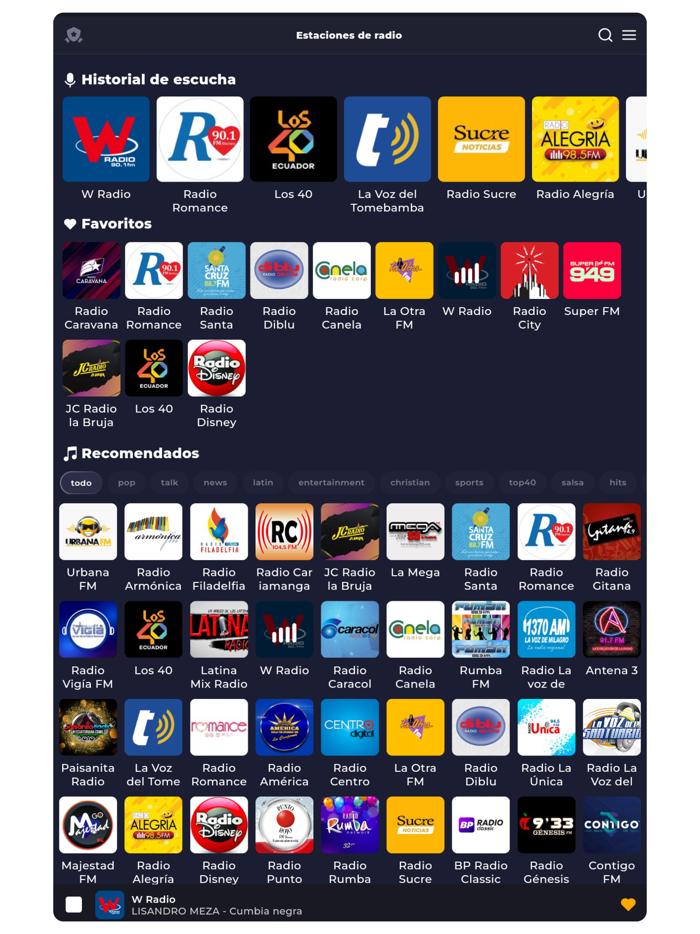 Radios de Ecuador En Vivo