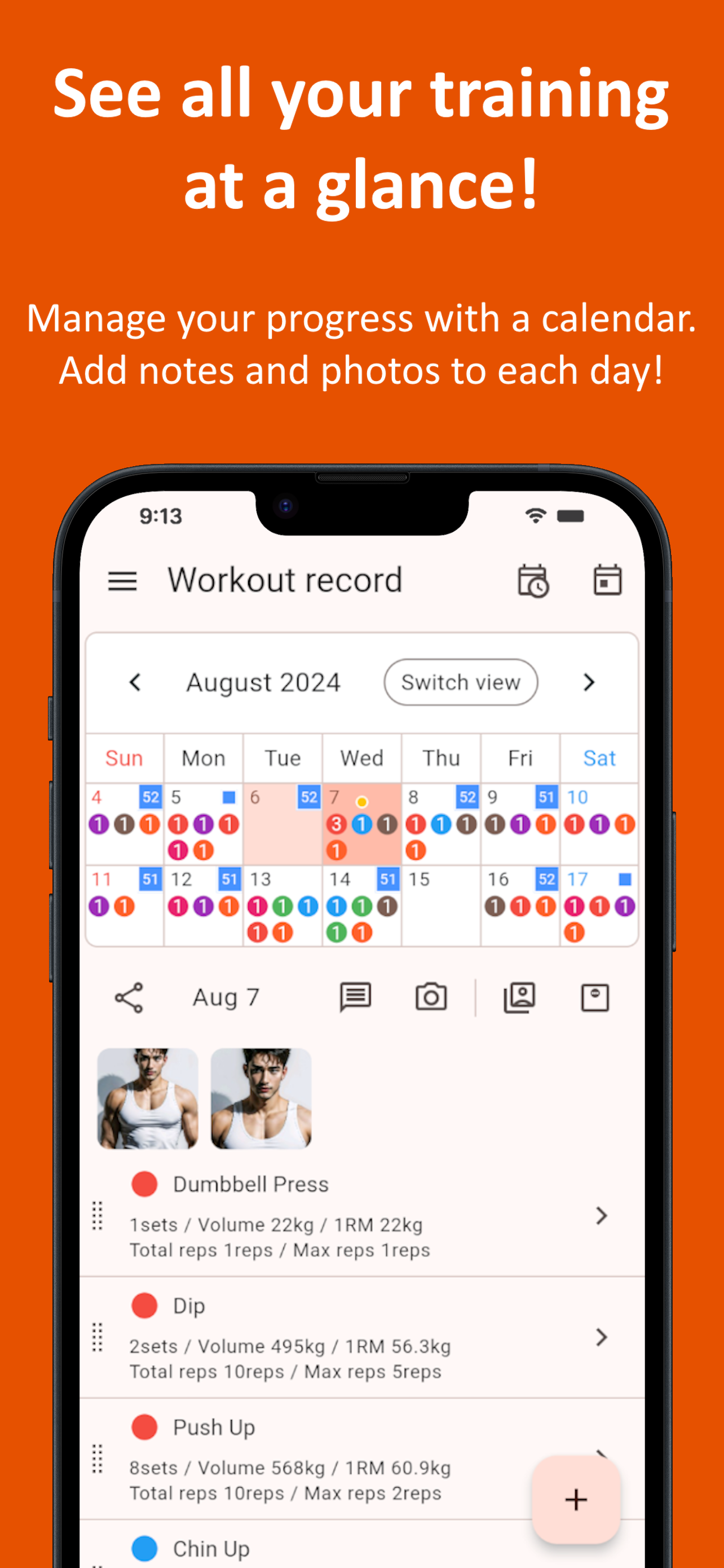 KINNIK - workout tracker