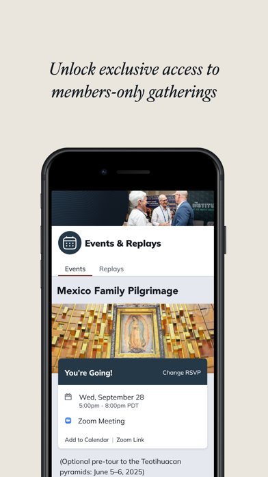 Legatus Connect iPhone screenshot 2 - Social Networking app