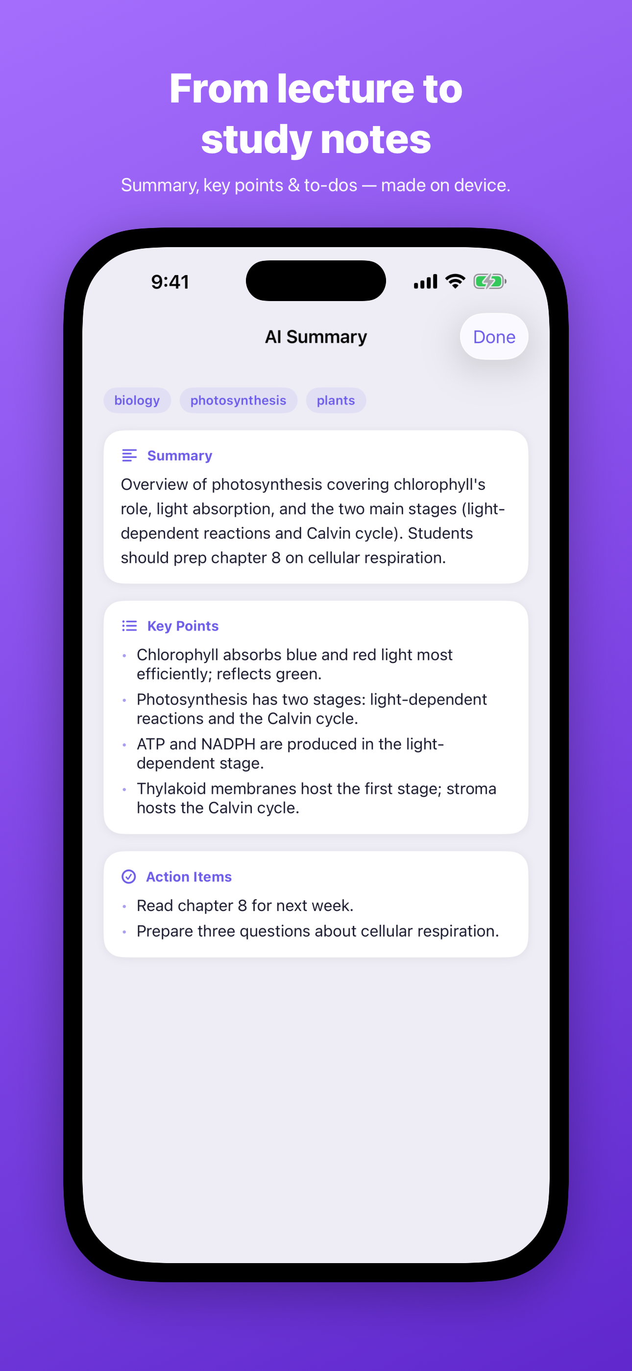 Appunti screenshot 3