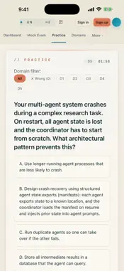 Cert Trainer by OpsAgents AI screenshot 2