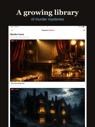 Forgotten Mystery: Murder Case iPad screenshot
