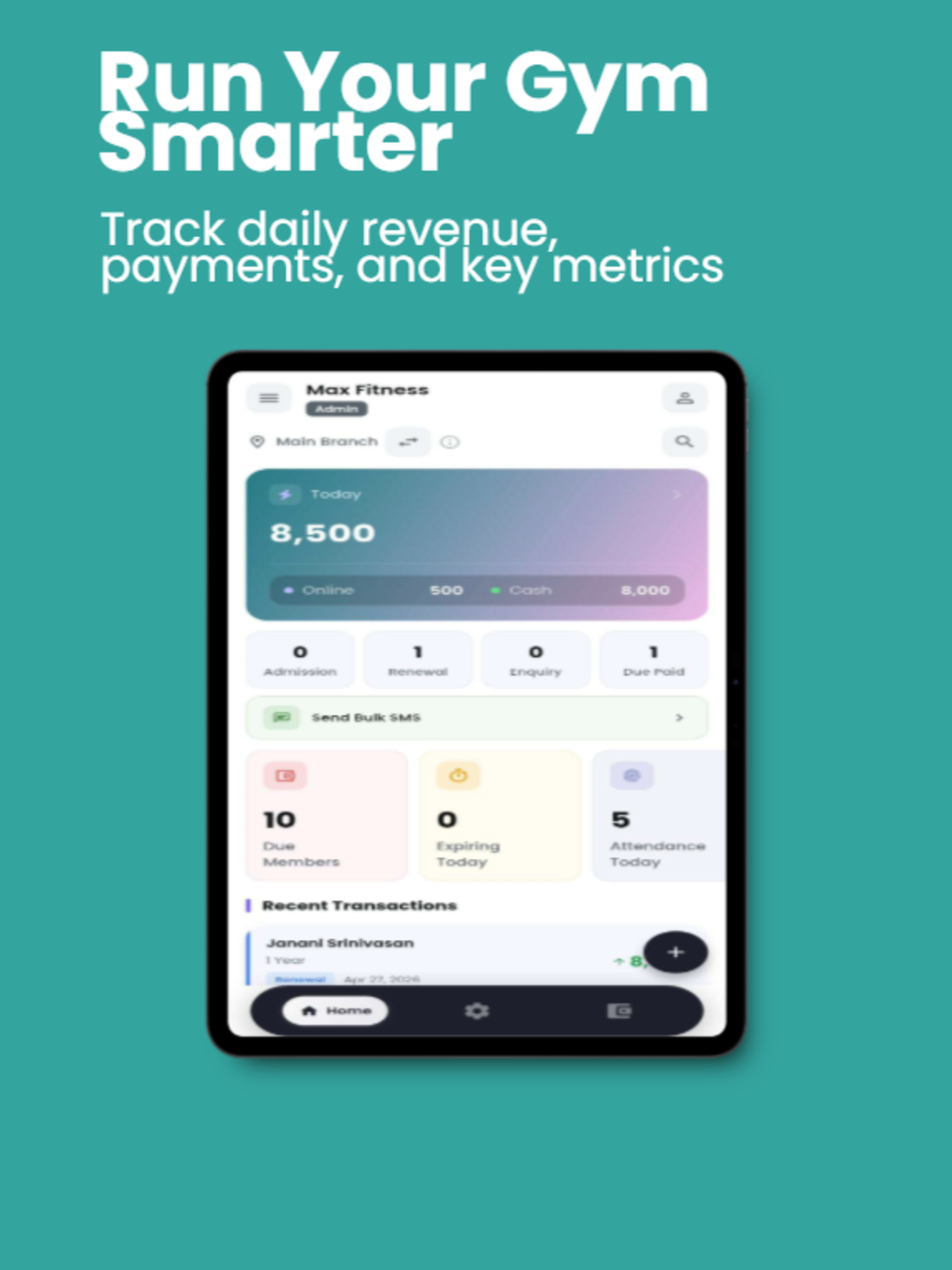 GymOps: Gym Management App