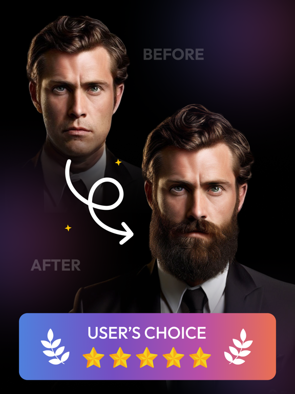 Screenshot #4 pour AI Beard Photo Booth & Editor