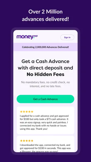 Money App - Cash Advance screenshot 3