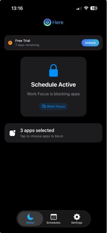 Here Focus screenshot