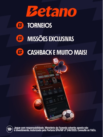 Betano – Apostas e Cassino iPad screenshot 1