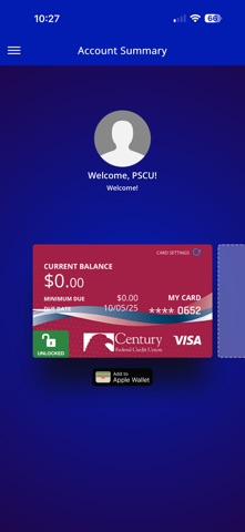 CFCU Visa Screenshot 3 of 6