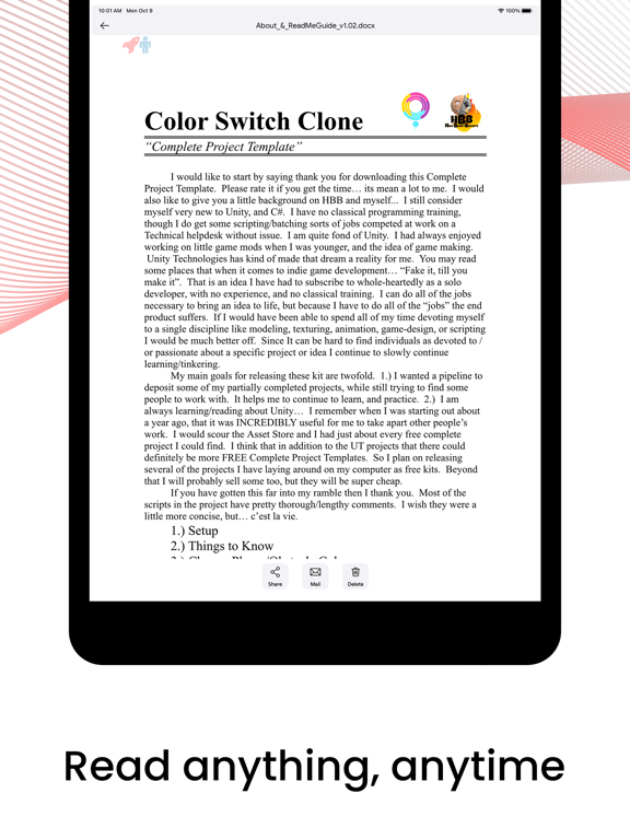 Screenshot #5 pour All Doc Reader & Manager