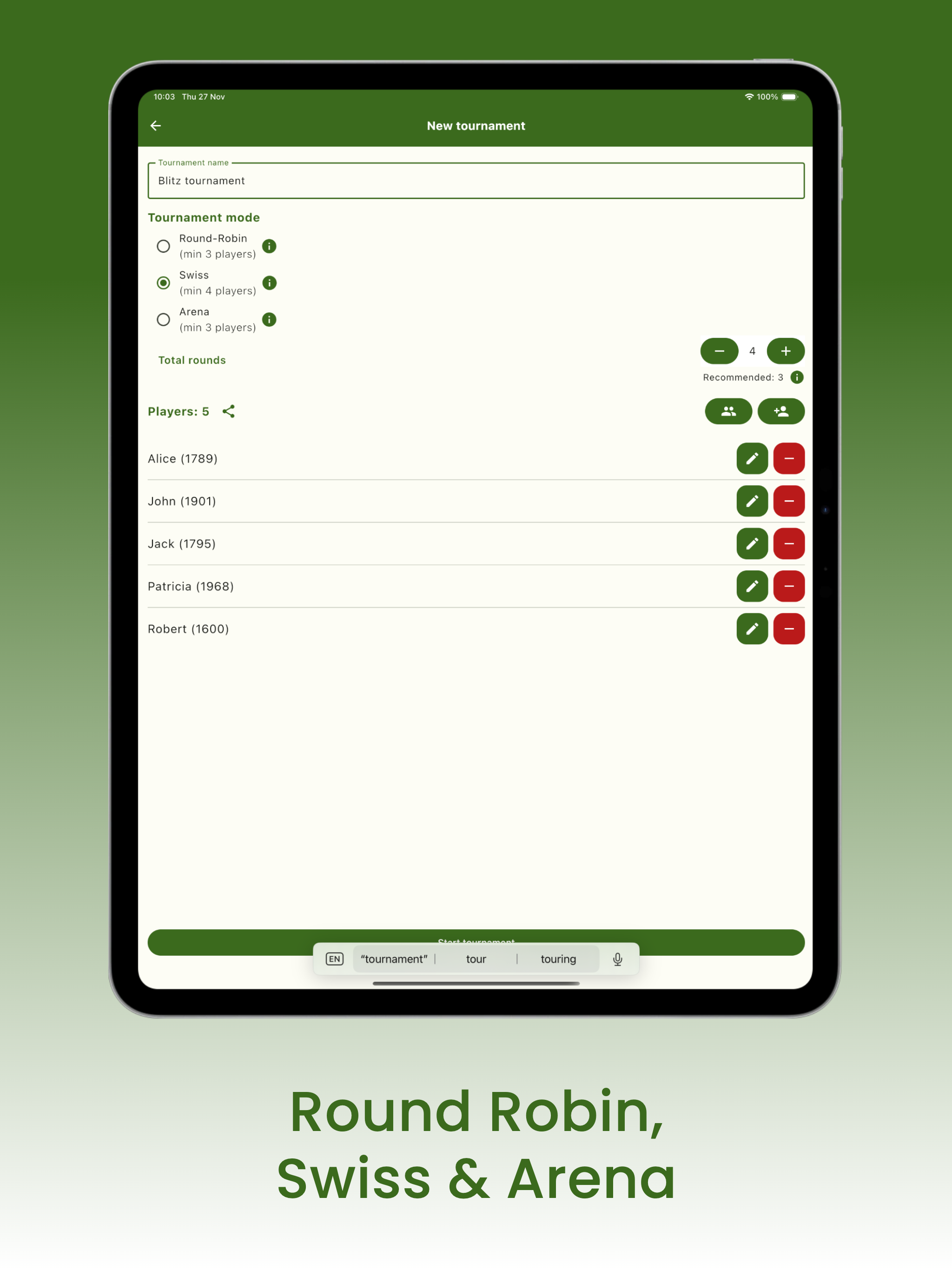 Chess Tournament Manager Pro