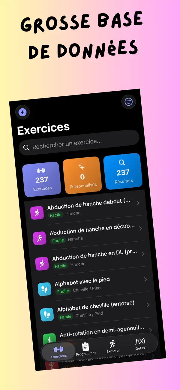Screenshot #3 pour exercicedata