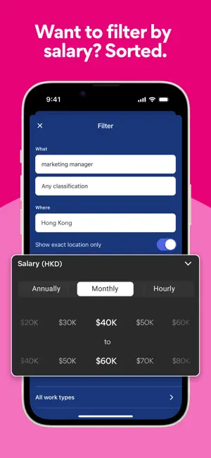 Jobsdb: Jobs & Part-time Work iPhone screenshot 2