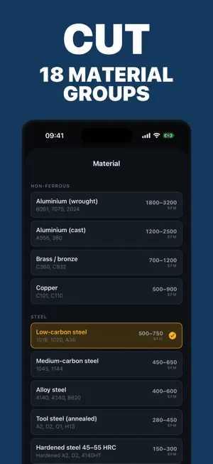 Feedrate: CNC Speeds & Feeds screenshot 1