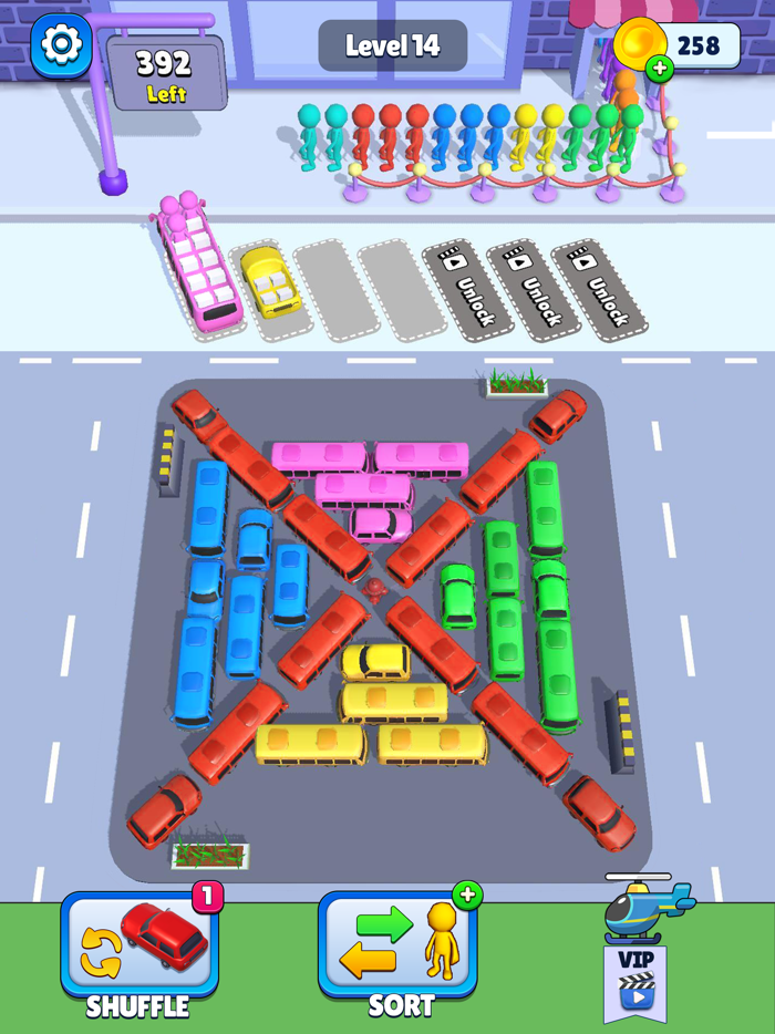 Car Frenzy Match Puzzle