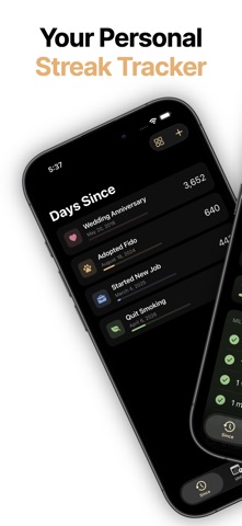 Milestone: Streak Tracker Screenshot 1 of 8