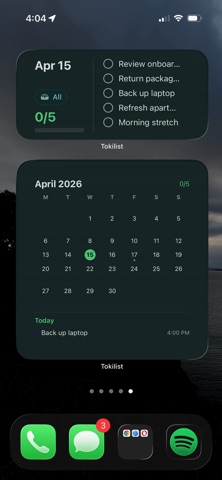 Tokilist screenshot