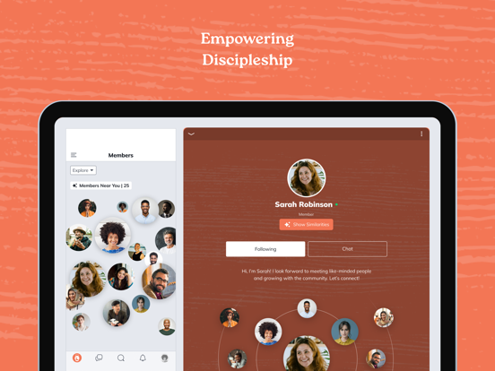 The Lantern Center iPad screenshot 1 - Social Networking app