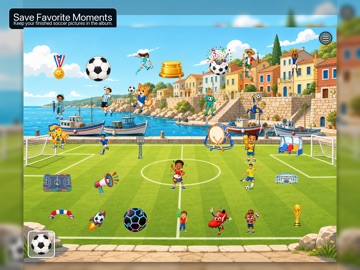 Football Stickerbook iPad screenshot