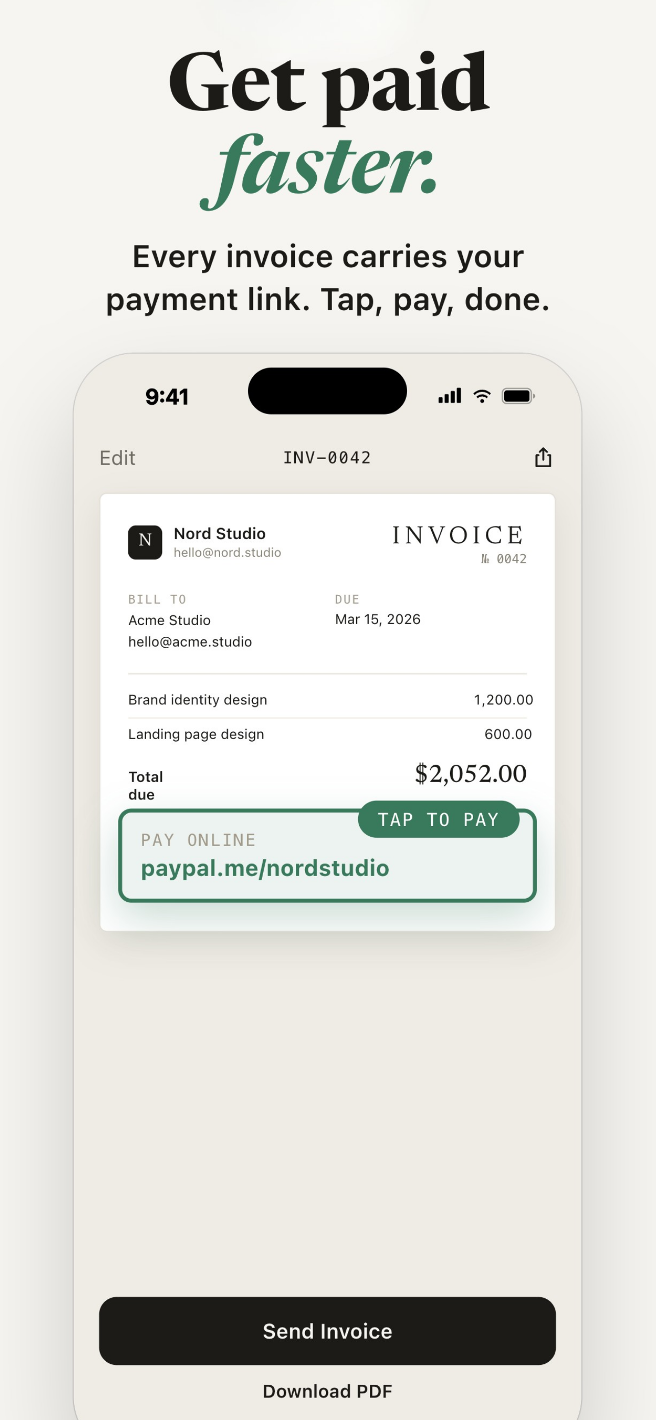 Invoice Maker: Get Paid Fast screenshot 2