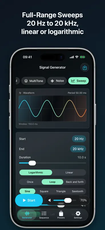 Signal & Frequency Generator screenshot 2 of 8