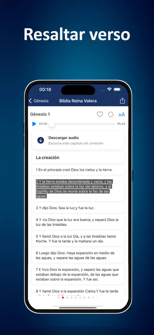 Screenshot #3 pour Biblia Reina Valera (Audio)