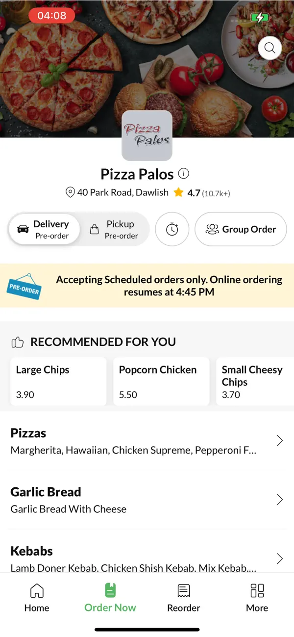 Screenshot #2 pour Pizza Palos.