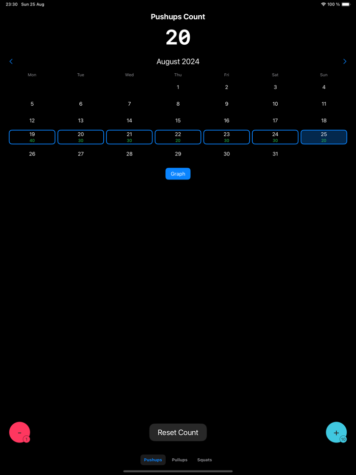 Calisthenics Counter