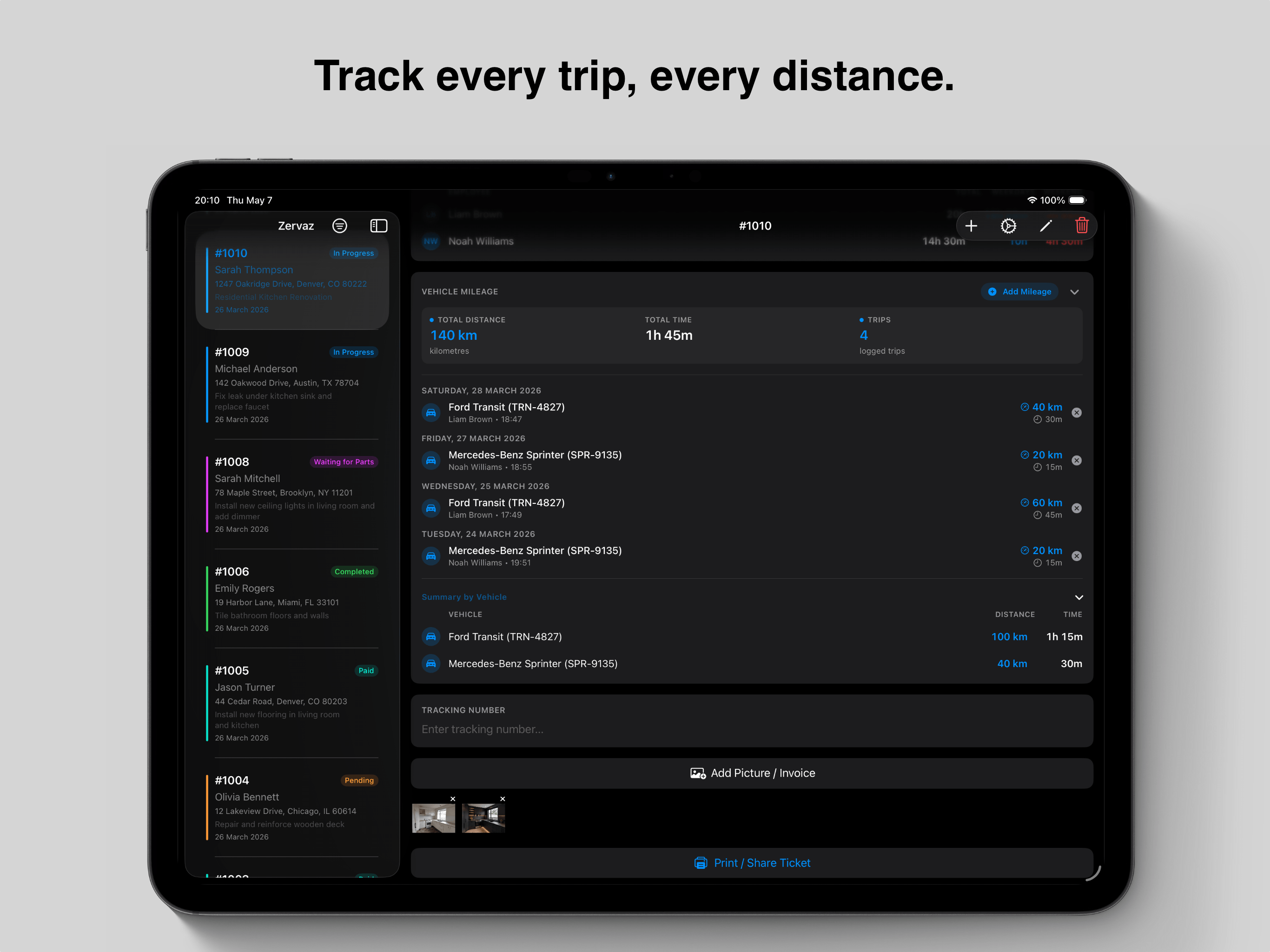 Zervaz - Work Orders screenshot 13