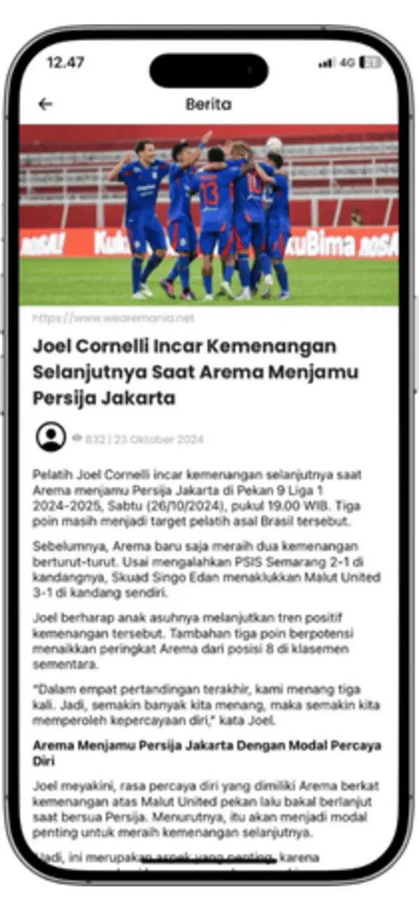 Screenshot #3 pour Aremania Utas