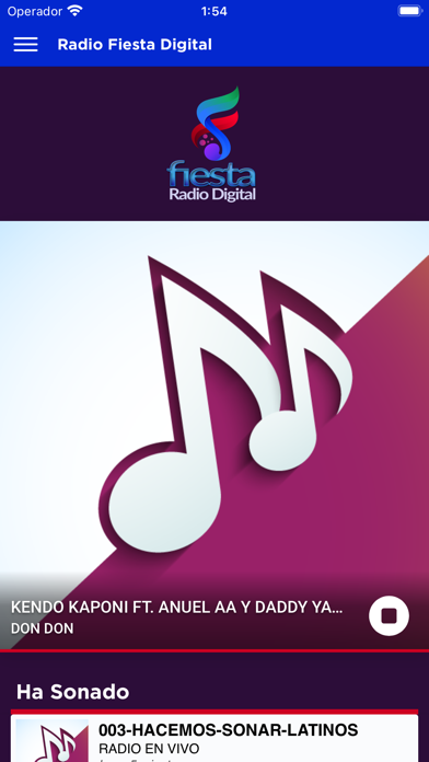 Radio Fiesta Digital Screenshot