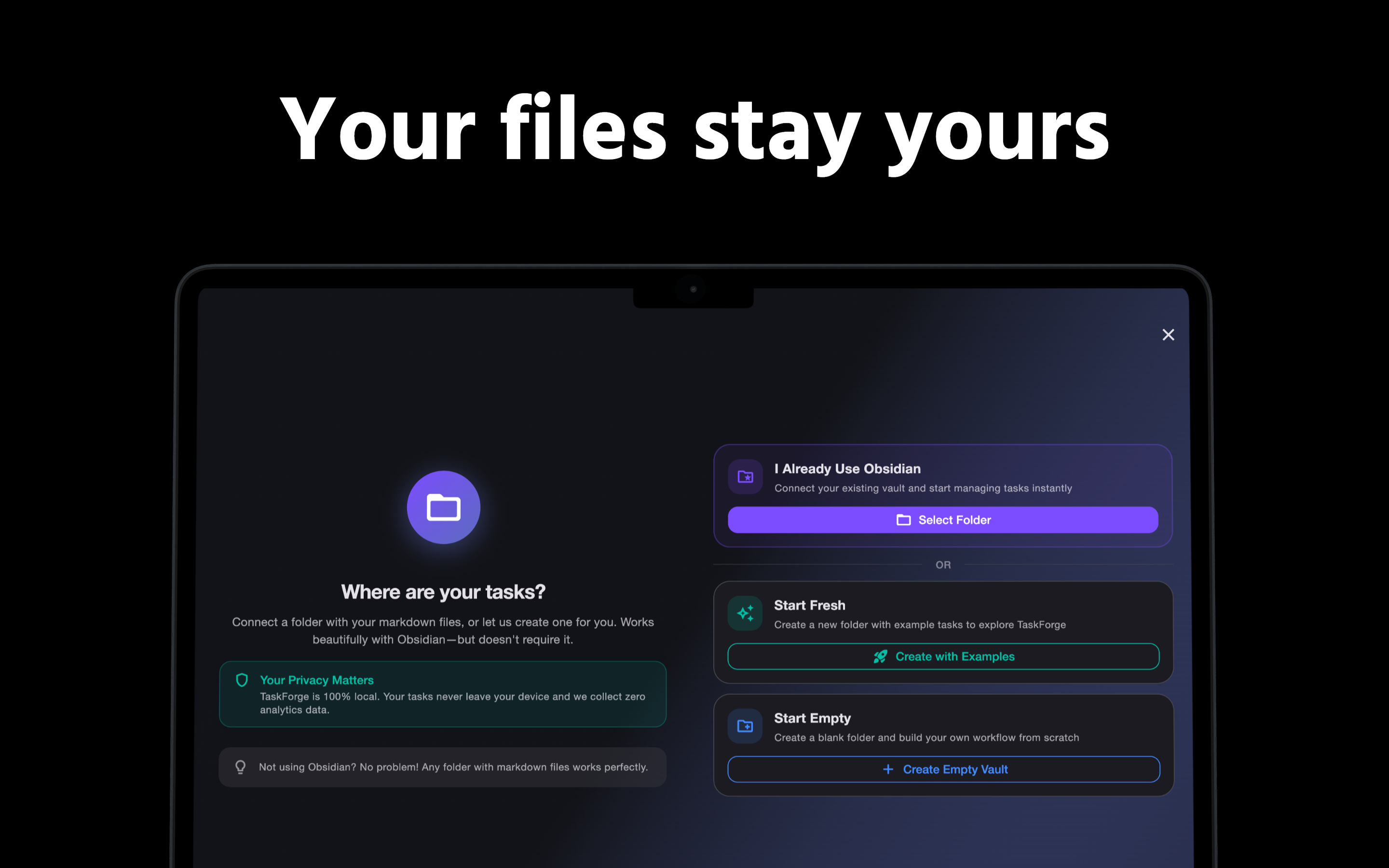 TaskForge - Obsidian Tasks