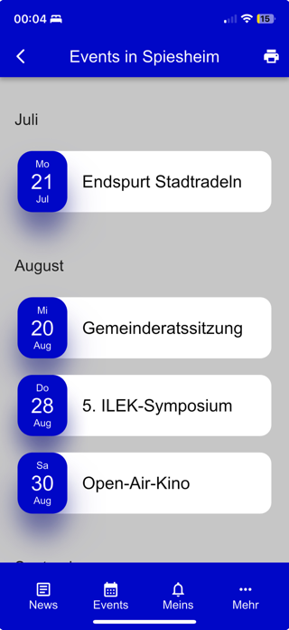 Spiesheim App Screenshot 3 of 6