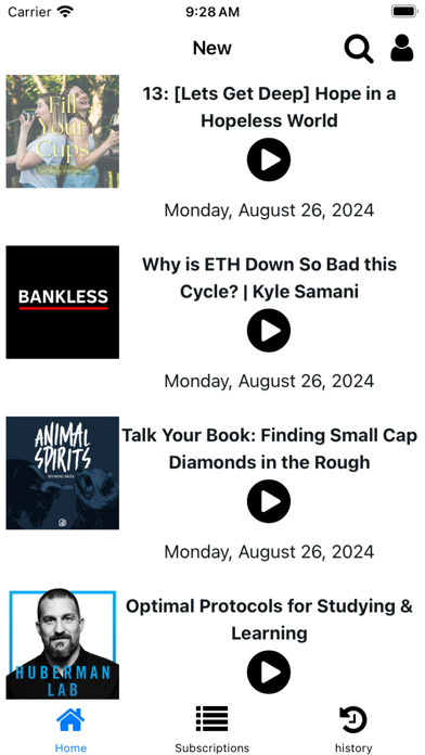 feedcombinator iPhone screenshot 1 - Entertainment app