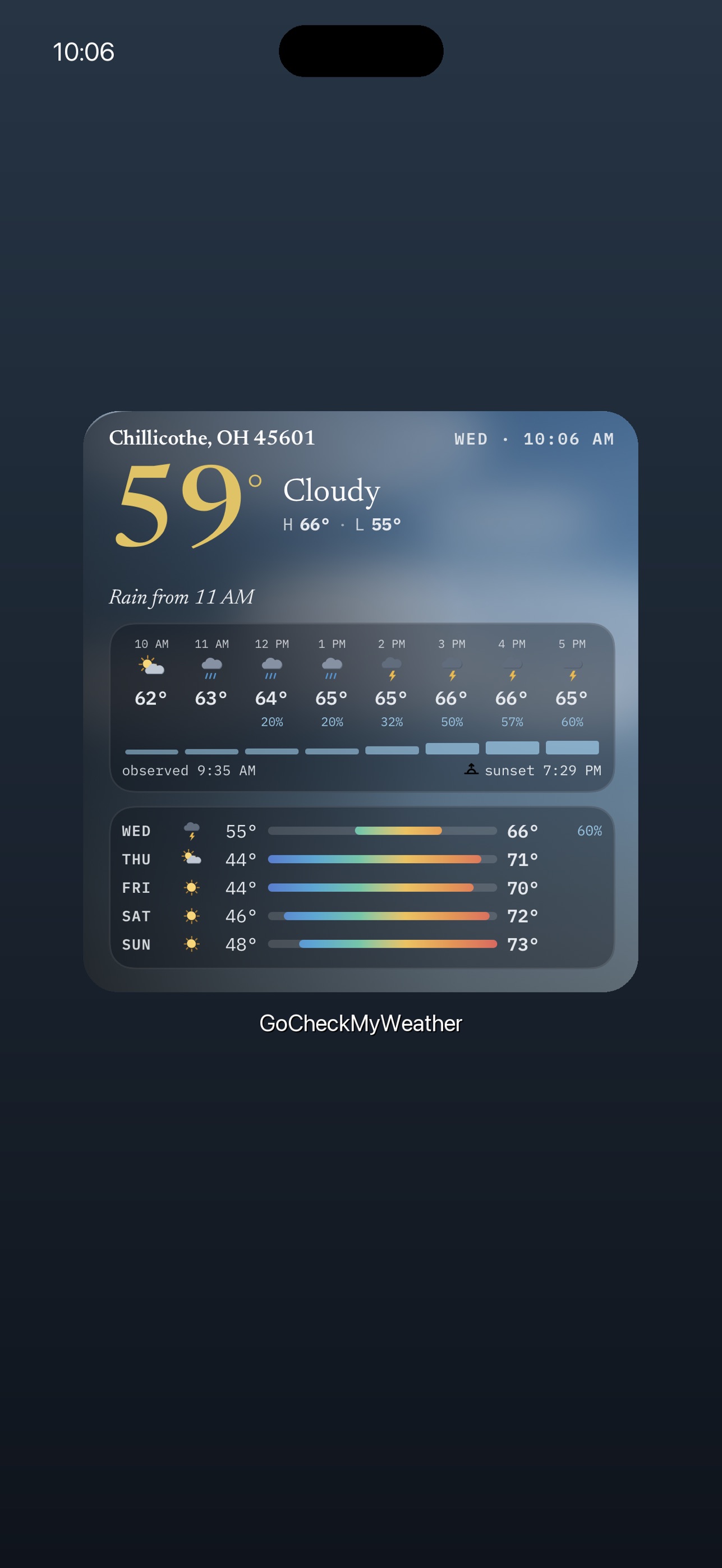 Screenshot 8 of GoCheckMyWeather