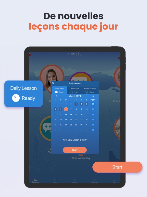 Screenshot #6 pour Mondly: Apprendre 33 langues