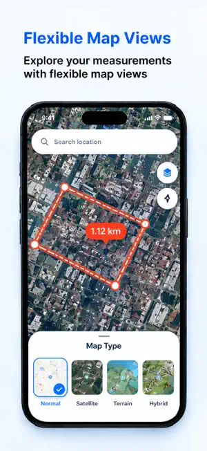 Map Measure : Field Area Calc screenshot 3