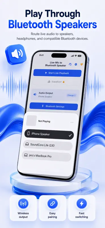 Live Mic to Bluetooh Speaker screenshot 6 of 8