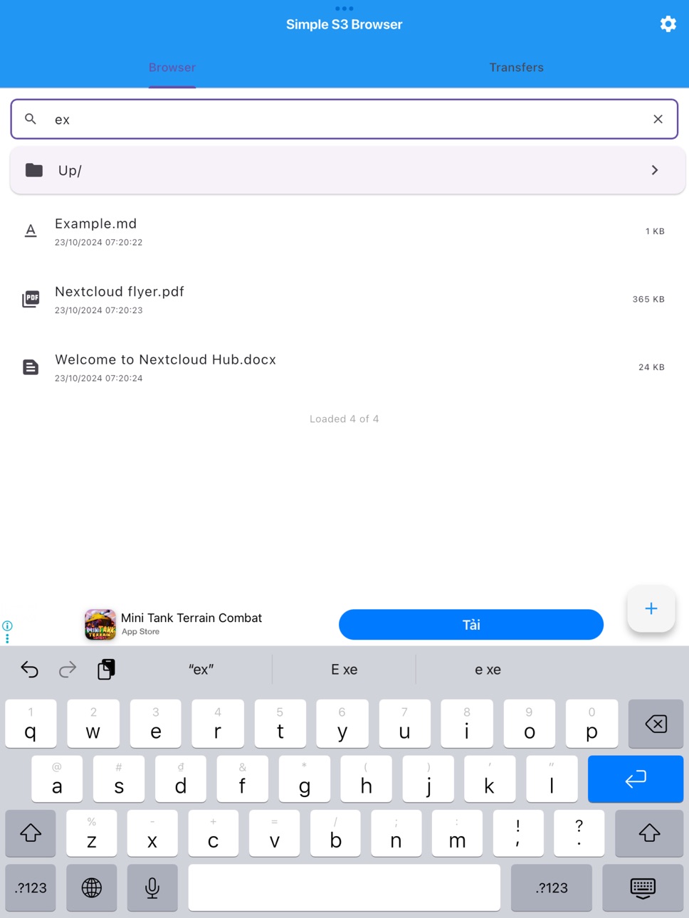 iPad screenshot