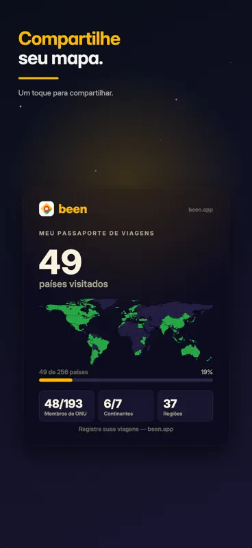 been; mapa de países visitados screenshot 7 of 8
