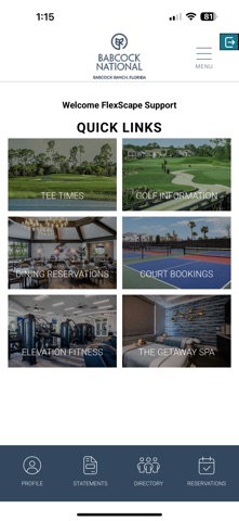 Babcock National Golf Club screenshot