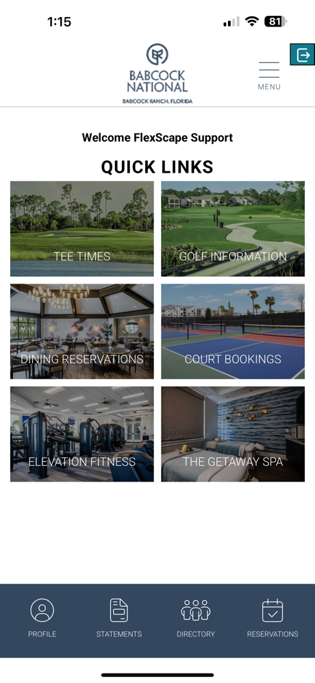 Babcock National Golf Club screenshot 1