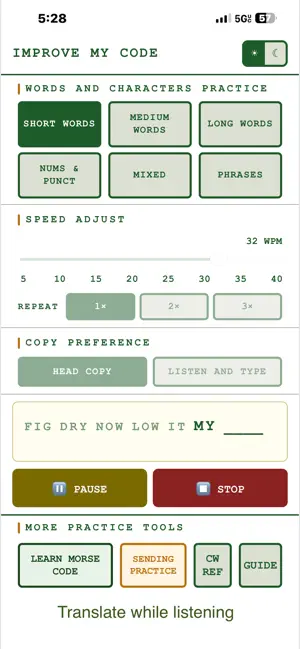Morse Hub - Learn Morse Code screenshot 1